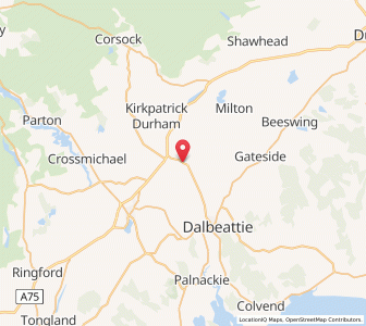 Map of Haugh of Urr, ScotlandScotland