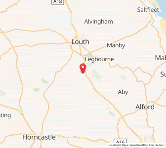 Map of Haugham, EnglandEngland