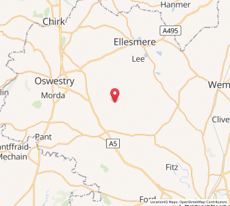Map of Haughton, EnglandEngland