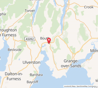 Map of Haverthwaite, EnglandEngland