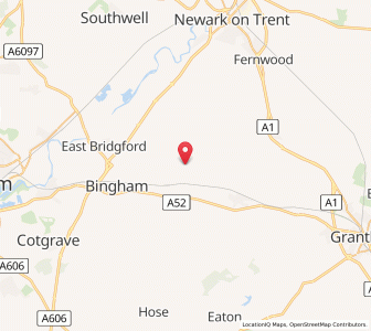 Map of Hawksworth, EnglandEngland