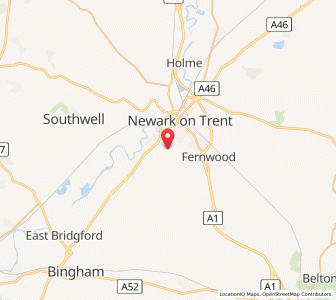Map of Hawton, EnglandEngland