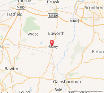 Map of Haxey, EnglandEngland