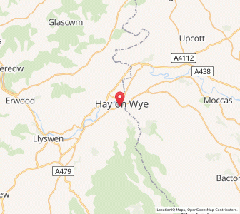 Map of Hay, WalesWales
