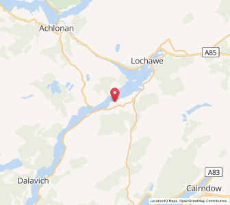 Map of Hayfield, ScotlandScotland