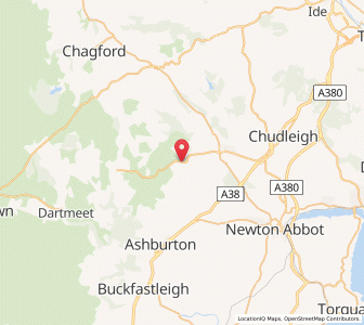 Map of Haytor, EnglandEngland