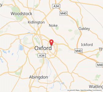 Map of Headington, EnglandEngland