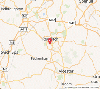 Map of Headless Cross, EnglandEngland
