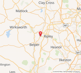 Map of Heage, EnglandEngland