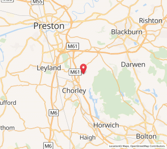 Map of Heapey, EnglandEngland