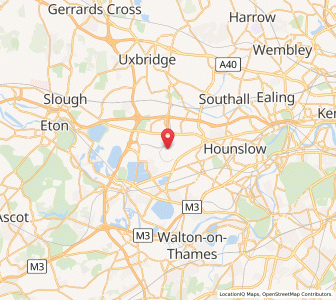Map of Heathrow, EnglandEngland