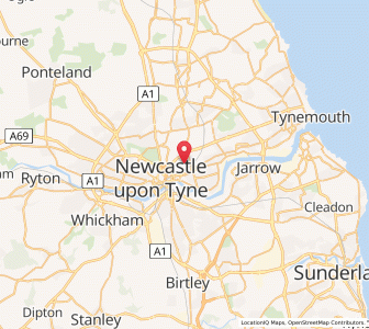 Map of Heaton, EnglandEngland