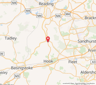 Map of Heckfield, EnglandEngland