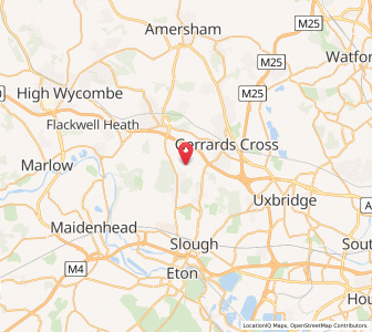 Map of Hedgerley, EnglandEngland