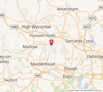 Map of Hedsor, EnglandEngland