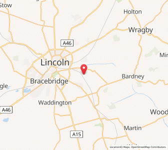 Map of Heighington, EnglandEngland