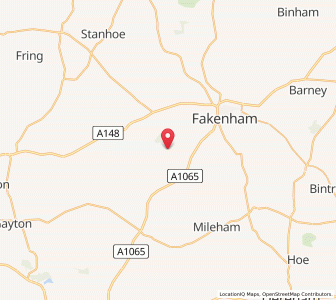 Map of Helhoughton, EnglandEngland