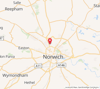 Map of Hellesdon, EnglandEngland