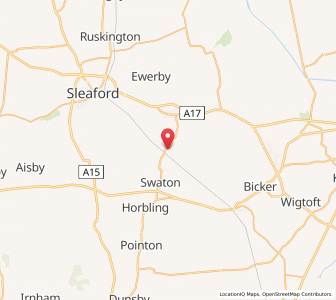 Map of Helpringham, EnglandEngland