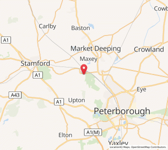Map of Helpston, EnglandEngland