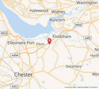 Map of Helsby, EnglandEngland