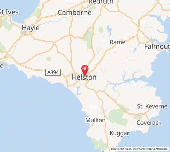 Map of Helston, EnglandEngland