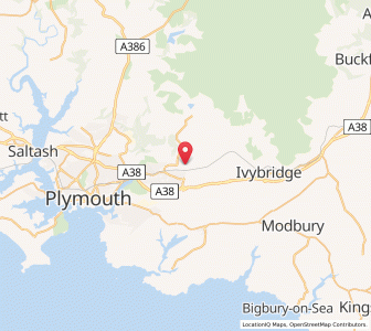 Map of Hemerdon, EnglandEngland