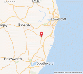 Map of Henstead, EnglandEngland