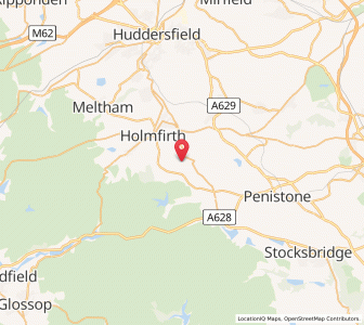 Map of Hepworth, EnglandEngland