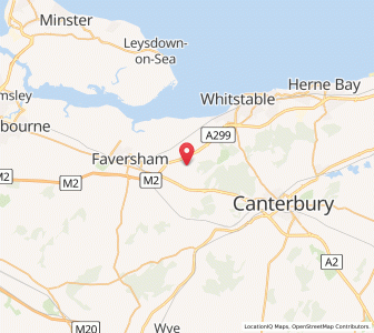 Map of Hernehill, EnglandEngland