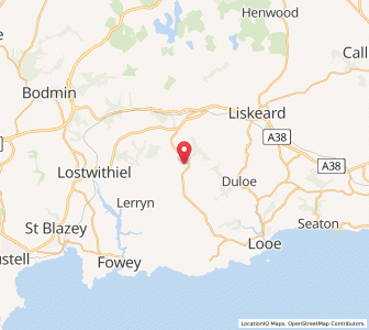 Map of Herodsfoot, EnglandEngland