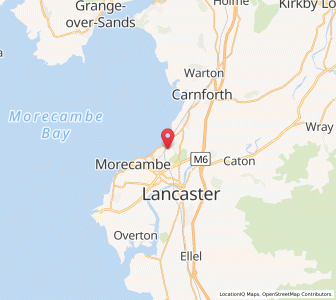 Map of Hest Bank, EnglandEngland