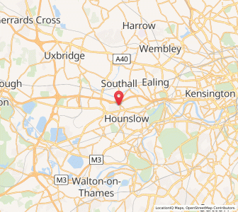 Map of Heston, EnglandEngland