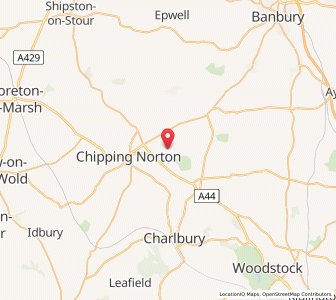 Map of Heythrop, EnglandEngland
