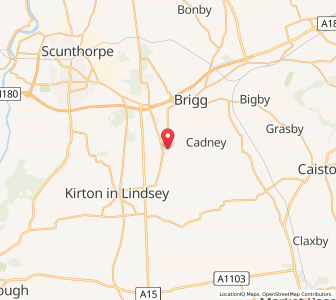 Map of Hibaldstow, EnglandEngland