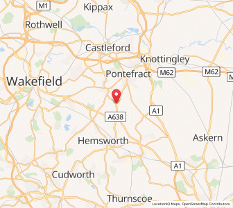 Map of High Ackworth, EnglandEngland