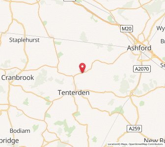 Map of High Halden, EnglandEngland