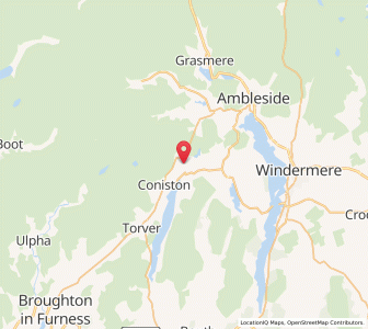 Map of High Yewdale, EnglandEngland