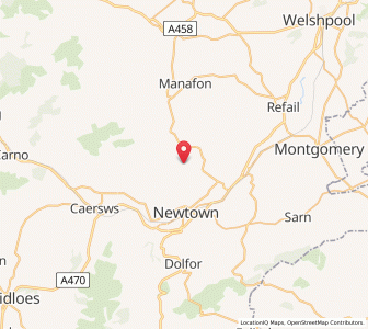 Map of Highgate, WalesWales