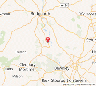 Map of Highley, EnglandEngland
