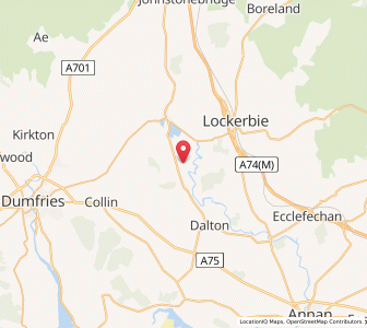 Map of Hightae, ScotlandScotland