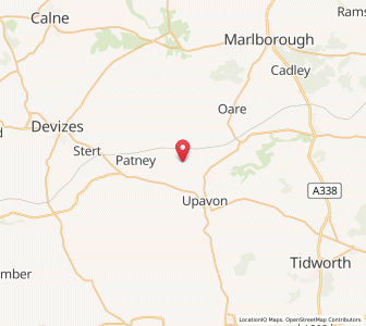 Map of Hilcott, EnglandEngland