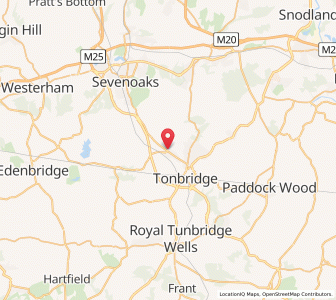 Map of Hildenborough, EnglandEngland