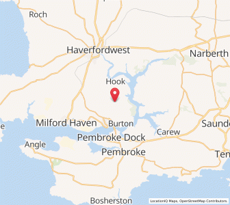 Map of Hill Mountain, WalesWales