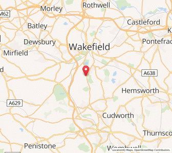 Map of Hill Top, EnglandEngland