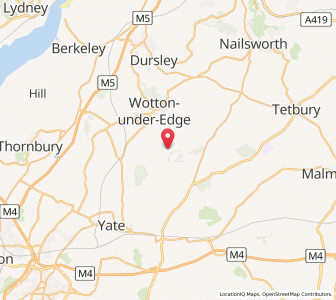 Map of Hillesley, EnglandEngland