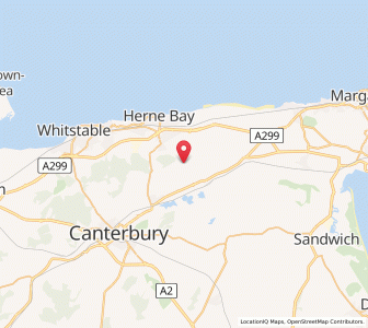 Map of Hoath, EnglandEngland