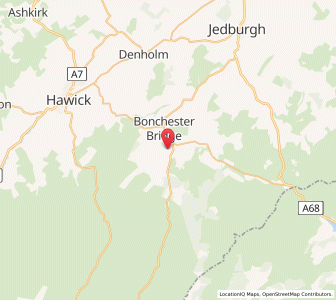 Map of Hobkirk, ScotlandScotland