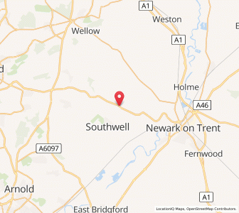 Map of Hockerton, EnglandEngland