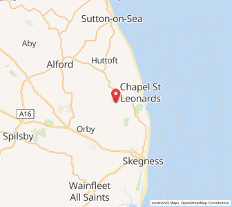 Map of Hogsthorpe, EnglandEngland